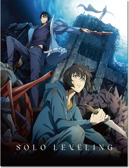 Solo Leveling - Sung Jinwoo Key Art Throw Blanket