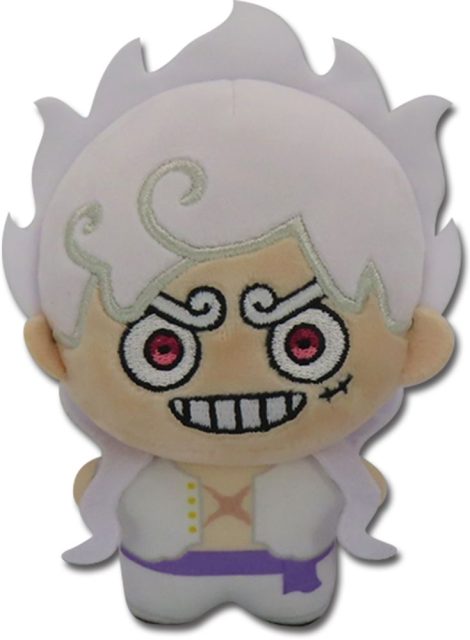 One Piece | Monkey D. Luffy (Gear 5 Form) | 4″ Starfish Plush