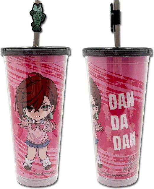 Dandadan | Momo Ayase (Chibi) | Tumbler With Straw & Charms