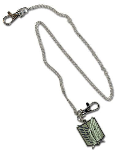 Attack On Titan Scout Regiment Emblem Wallet Chain