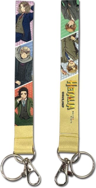 Hetalia: World Stars | Allied Forces Characters | Wristband Lanyard